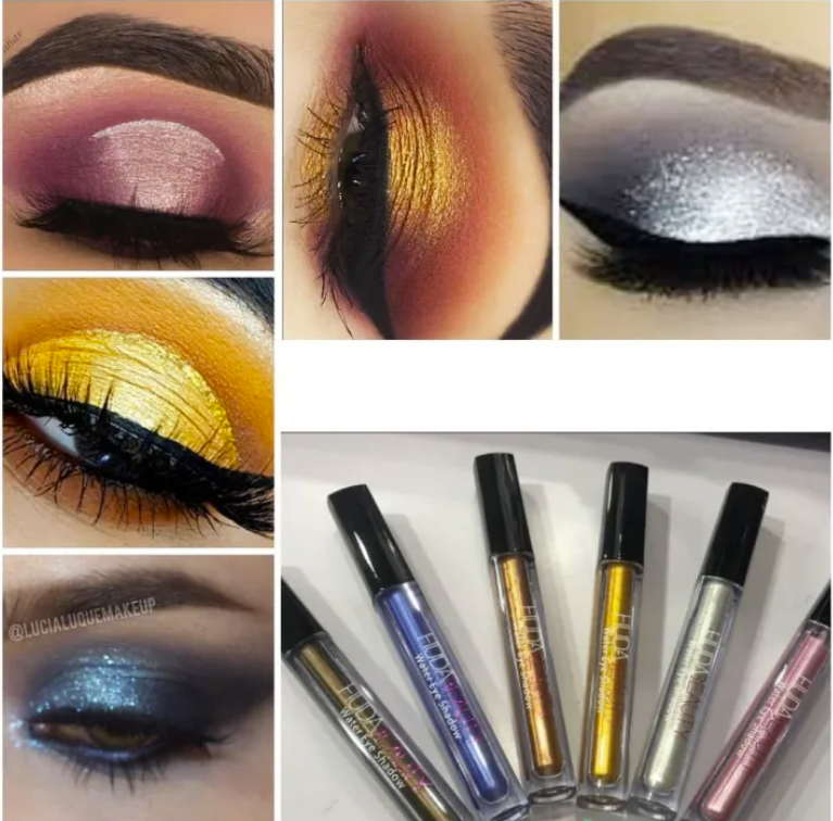 99 Mall Offer Multicolor Natural Water Eyeshadow - 6 Pcs Set for Eye Makeup & Parlour Use By 99 Stores