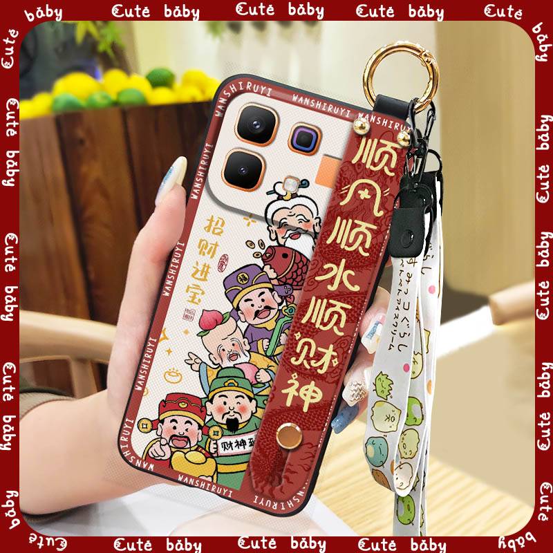 Cute Silicone Phone Case For infinix Note60 Pro 5G/X6878 Fashion Design Soft case Anti-dust Back Cover Waterproof Ring
