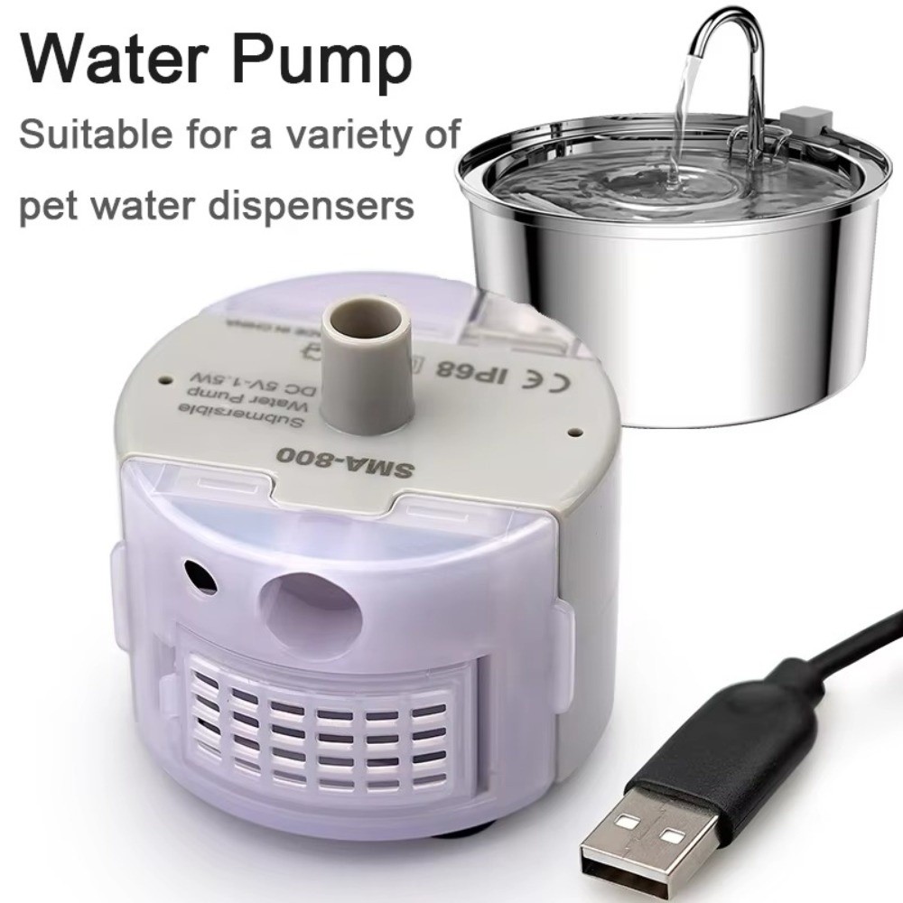 High Quality Replacement Pump Submersible Pump DC 5V/1A Ultra-Quiet Drinking Fountain Water Pump SMA-800 USB Water Feeder Accessory Pet Drinking Fountain