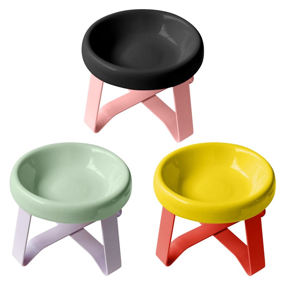 New Spine Protection Pet Bowl Neck Protection with Stand Dog Bowl High Feet Pet Food Bowl Pet Supplies