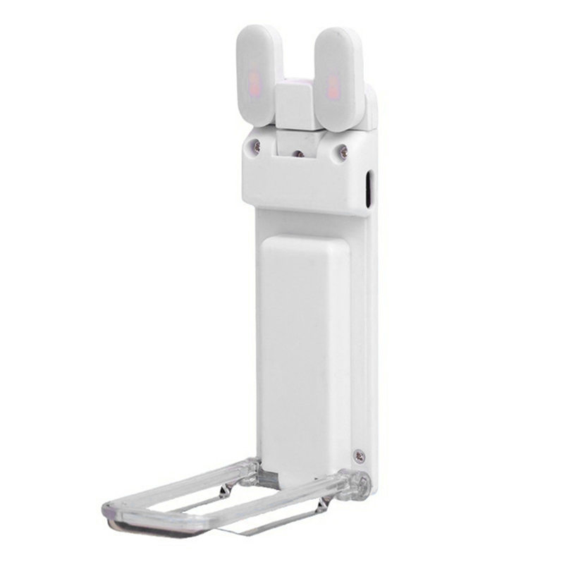 (GGBR) USB Rechargeable LED Reading Light - Clip-on Book Light, Portable Bookmark Light with Adjustable Brightness