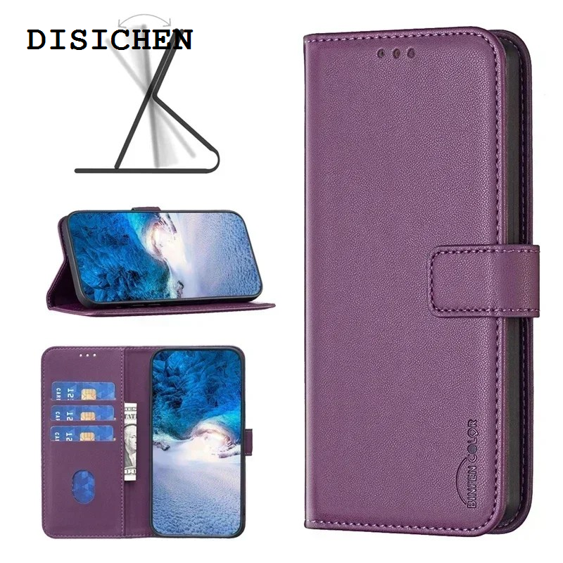 DISICHEN Luxury Motorola G8G85 Case For Motorola Moto MotoG85 Etui Solid Color Leather Wallet Phone Case For 5 MOTO G 85 Magnetic Case Capa