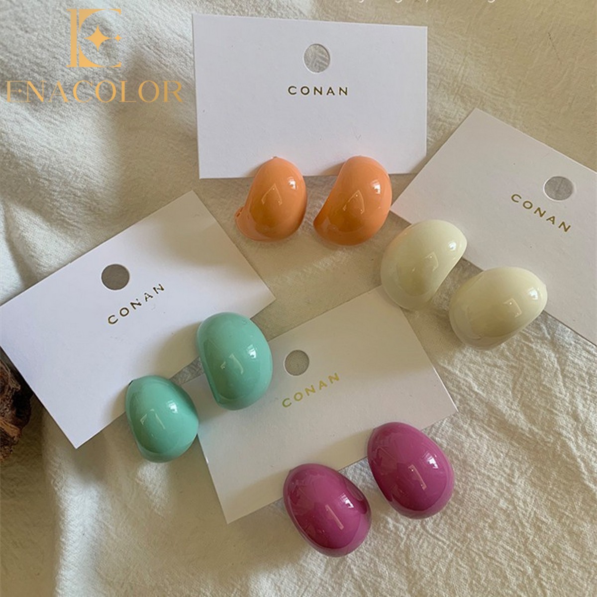 Enacolor Delicate Butterfly Earrings for Girls New Korean Ins Girl Accessories