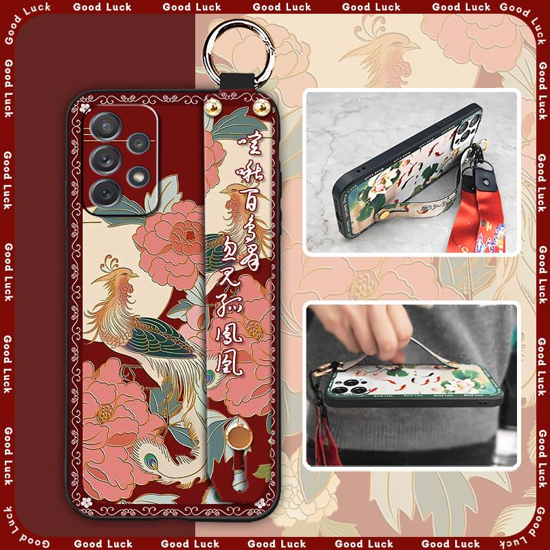 ring for mom Phone Case For Samsung Galaxy A33 5G/SM-A336 Phone Holder Waterproof Wrist Strap Anti-dust Durable Lanyard