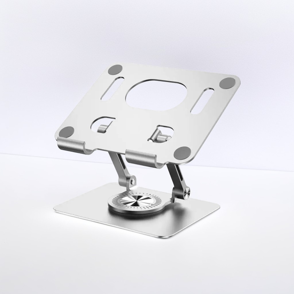 Laptop Bracket Mobile Phone Tablet Mount 360° Rotating Foldable Metal Multifunctional Desktop Lazy Holder Accessories