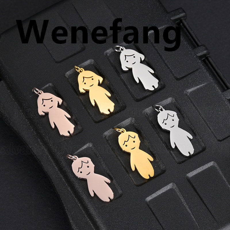 Wenefang Nextvance New Trend Boy Girl Kids Necklace Stainless steel Engraved Custom Name Date Beads Chain Pendant Family Jewelry Gift