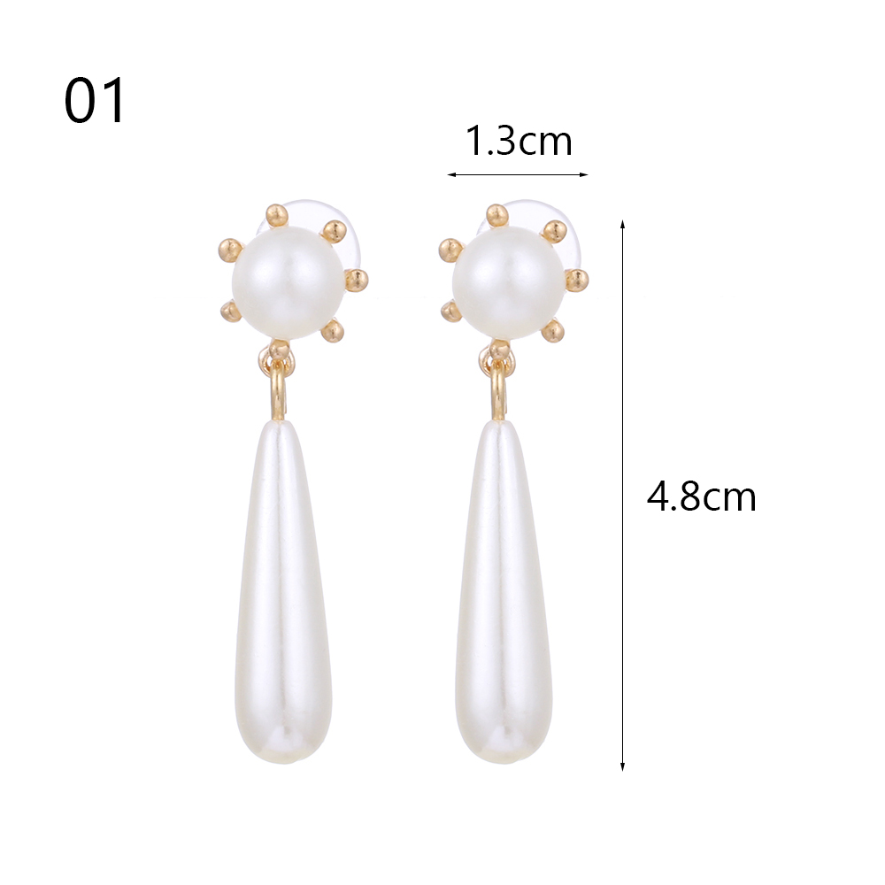 【Happy LifeStore】Baroque Freshwater Earrings for Wo Natural Sea Shell Dangle Drop New Gold Color Big Statet Jewel