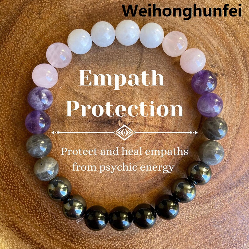 WeihonghunfeiFifty percent discount Natural stone bracelet, protection, fertility, self-love, open road, stress relief bless the role