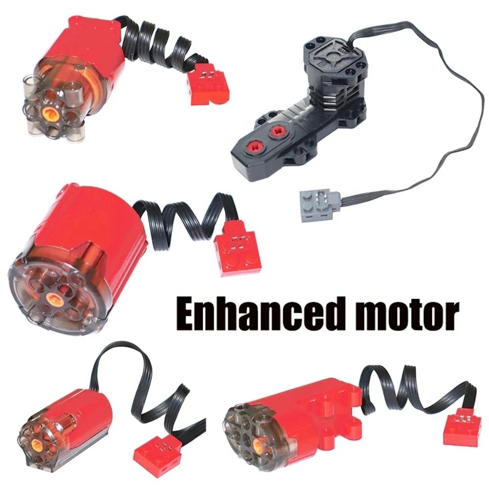 Updated MOC Technical Parts Power Functions Motors Multi Tool Servo Train Motor Receiver Control For Building Blocks Kids