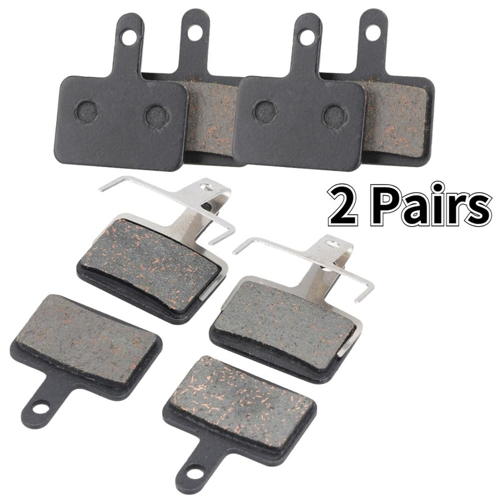 1/2 Pairs Hot Resin Semi-Metallic Bicycle Brake Pads Black Universal Bike Cycling Part MTB Mountain Bike Durable Ceramics Disc for Shimano B01S M375 M395 M416 M445 M446 M485 M486 M515 M525