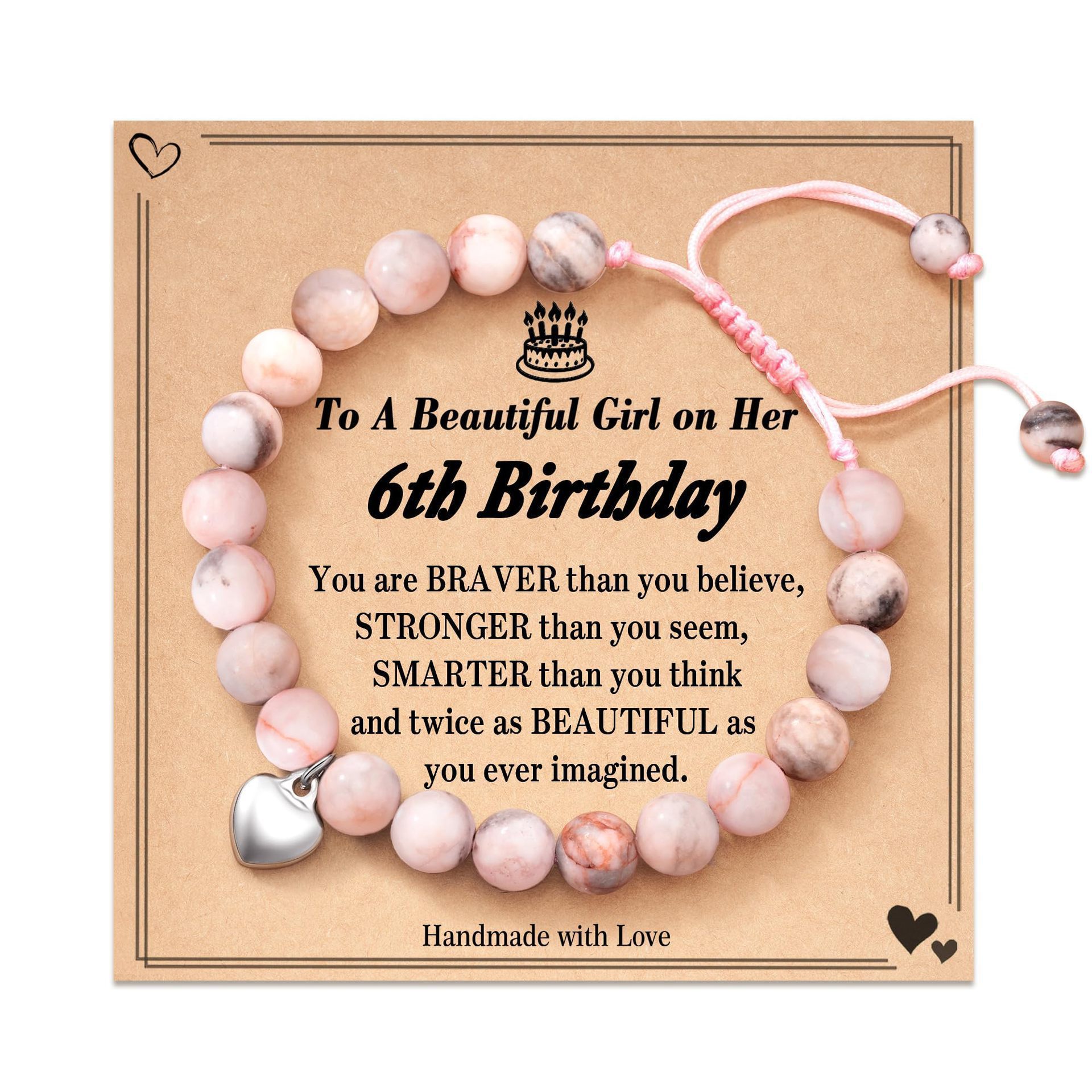 【Top-notch Pink Zebra Tiger Eyes Peach Heart Butterfly Natural Stone Handmade Two-thread Soccer Bracelet for Women