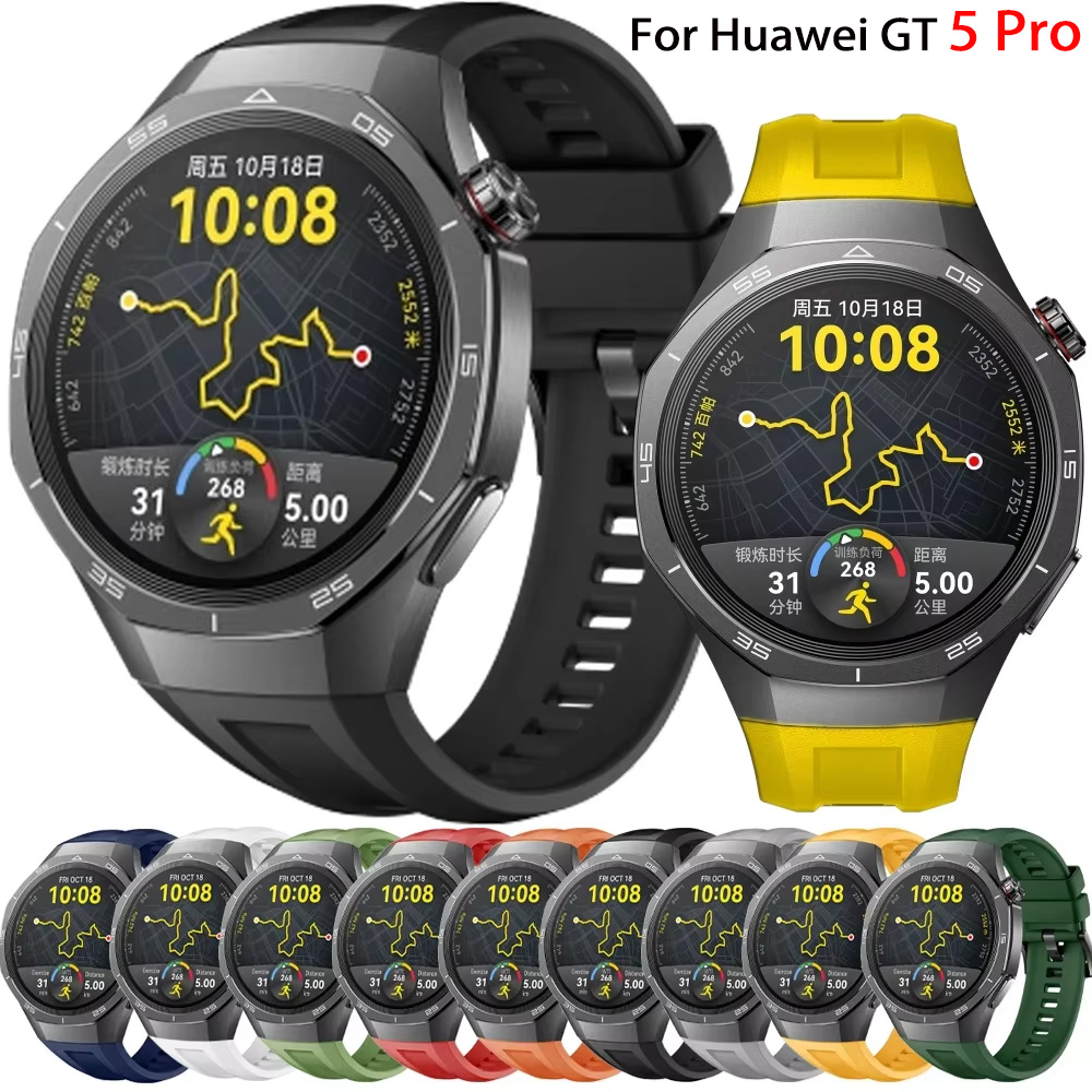 50% discount Official Soft Silicone Strap for Honor Watch 4 Smart Watch Bracelet Wristband Accessories for Huawei Honor Watch 4 Correa Belt