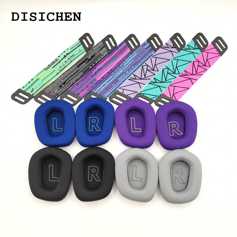 DISICHEN Luxury 7 Colors NEW Replacement Headphone Headband Ear Pads for Logitech G733 Logitech G 733 Headphones High Quality head beam