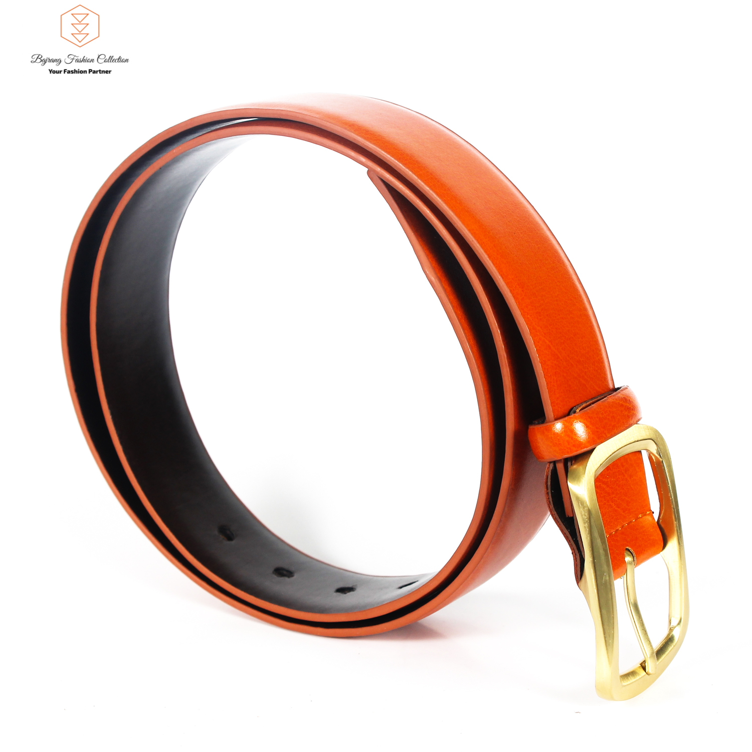 Leather Belt With Brass Buckle Classy Jeans Belt For Men By Bajrang