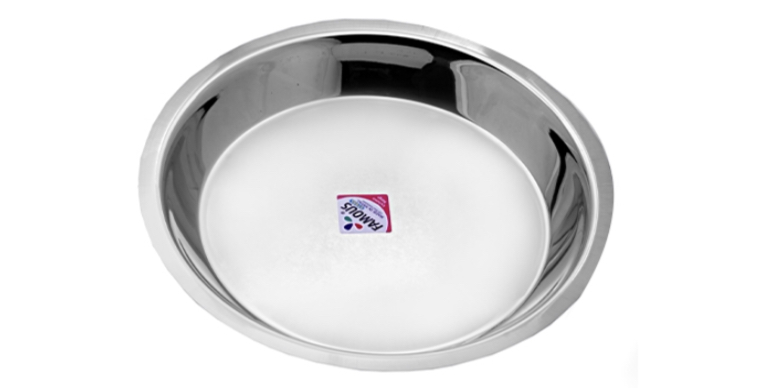 Famous Stainless Steel Madrasi Thal/Plate/Khande Thal ( Big ) [4 Pec Set]
