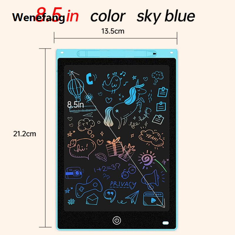 Wenefang Children's Drawing Tablet LCD Handwriting Tablets Baby Children's Writing Board Digital Graffiti Painting Boards 6.5/8.5