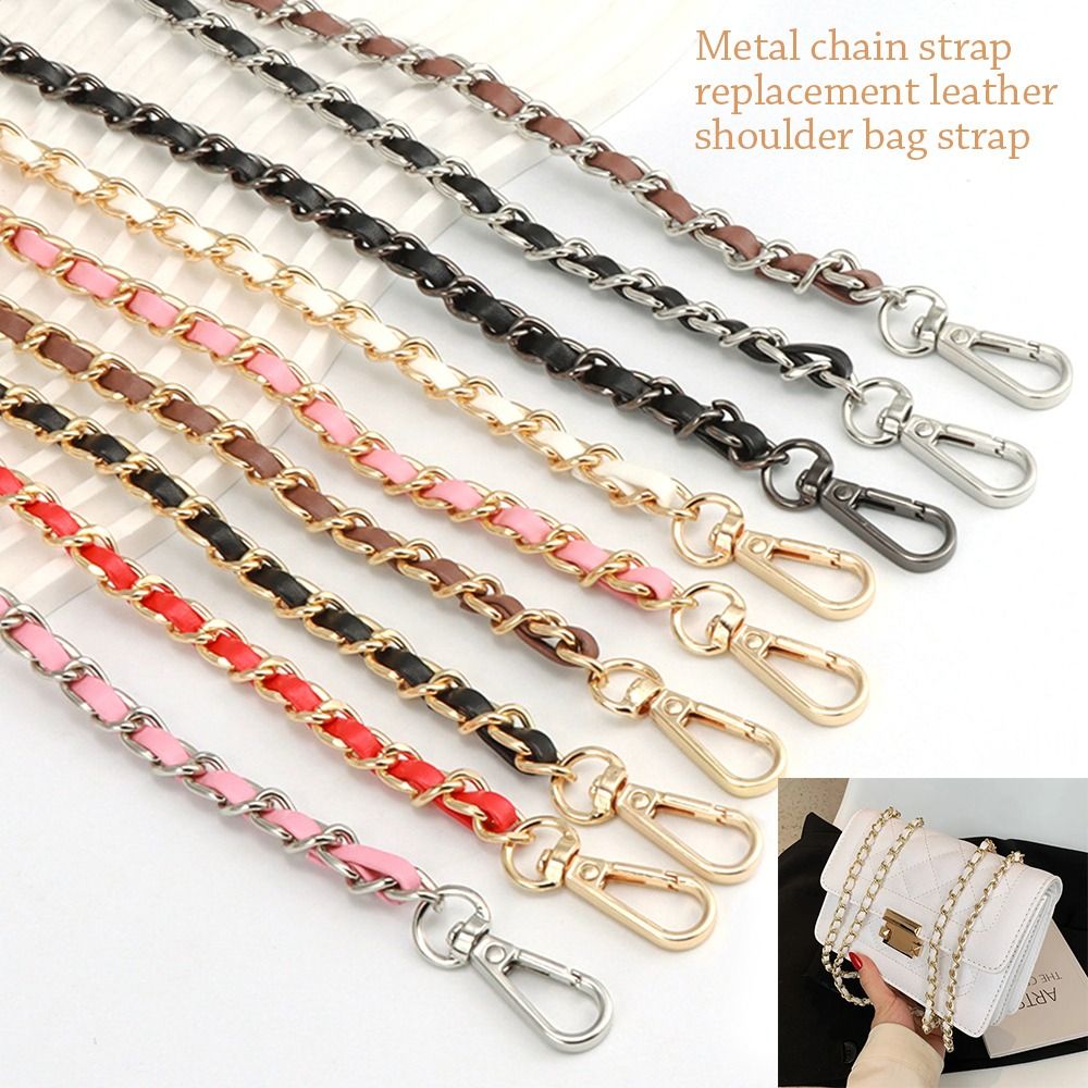 High Quality Leather Purse Chain Strap Replacement 120CM Shoulder Bag Chain Straps DIY Attractive Crossbody Handbag Chains