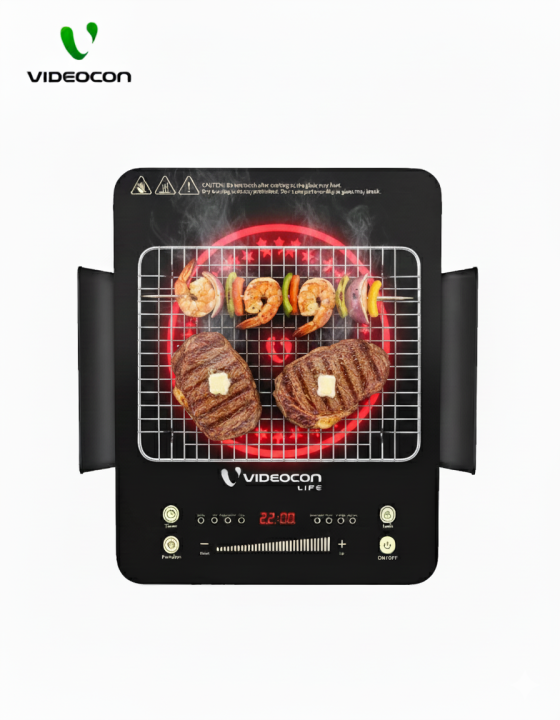 VIDEOCON LIFE 2200 WATTS INFRARED COOKTOP WITH GRILL