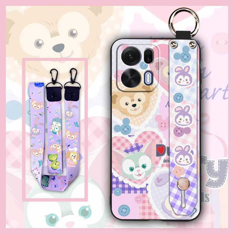 Kickstand Soft case Phone Case For Vivo iQOO Z11 Lanyard Ring Fashion Design Wristband Anti-knock Cute Protective