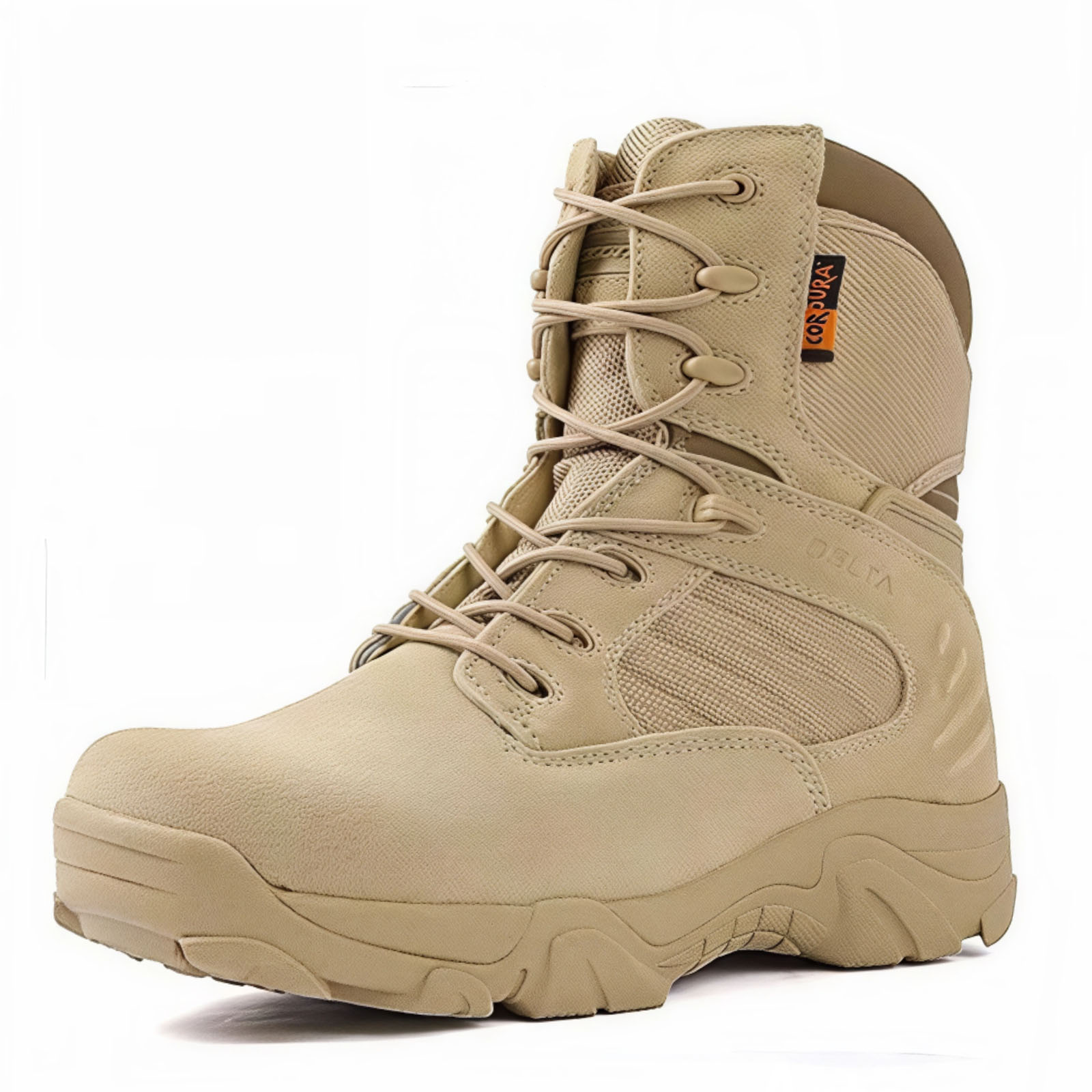 Delta Tactical Boots Leather Boots For Men - Non-Slip Desert Hiking & Outdoor Shoes