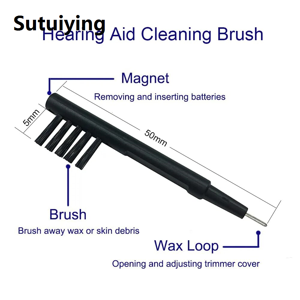 Sutuiying multi cleaning pen Earphone IEM Cleaning Brush with Earwax Loop Cleaning Tool ABS Nylon MaterialTool Sets