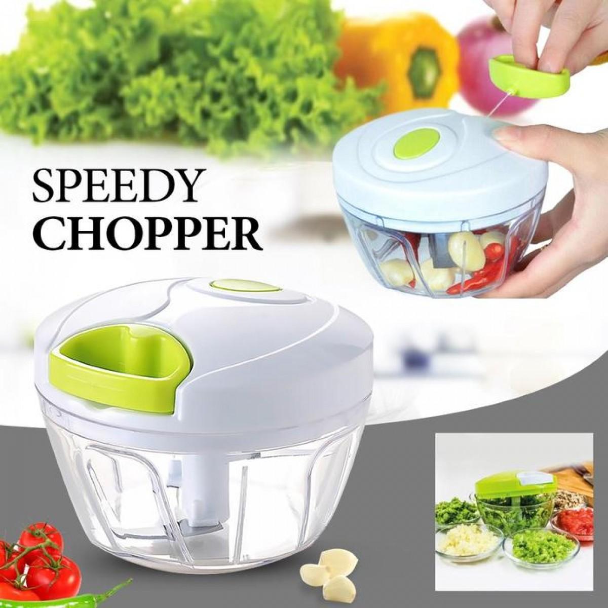 Manual Speedy Chopper Fruit Vegetable Crusher Onion Cutter