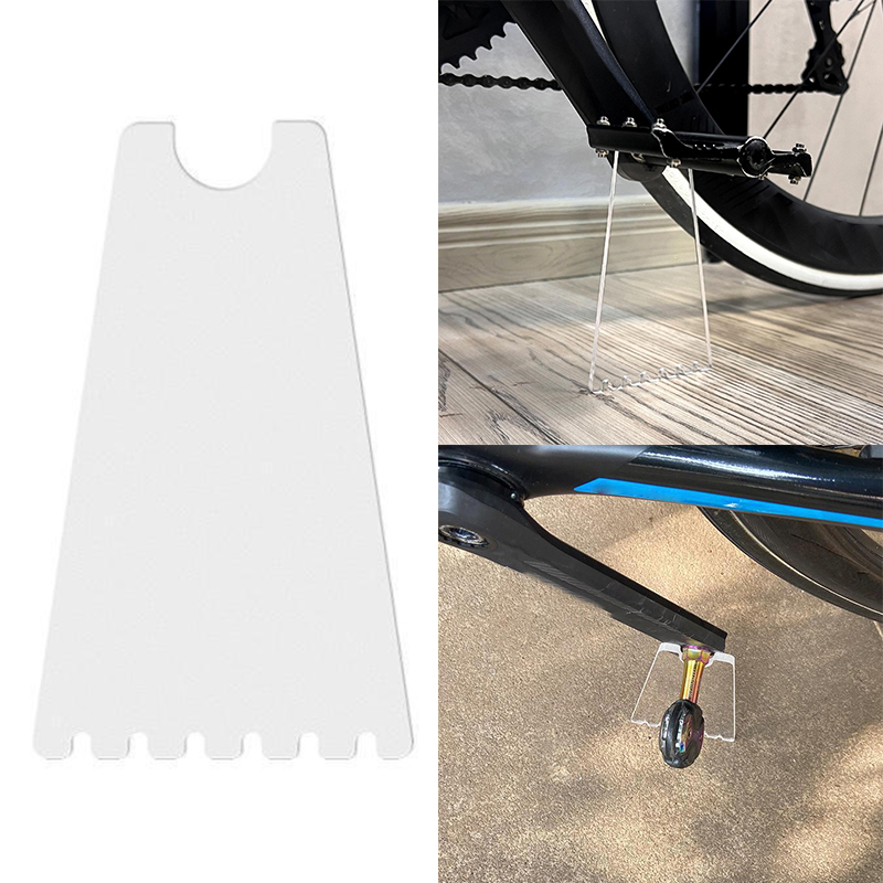 1/2Pcs Bicycle Clear Acrylic Support Portable Bicycle Stand For Adjusting Cleaning Repairing Mountain Bike Bicycle Accessories CF8
