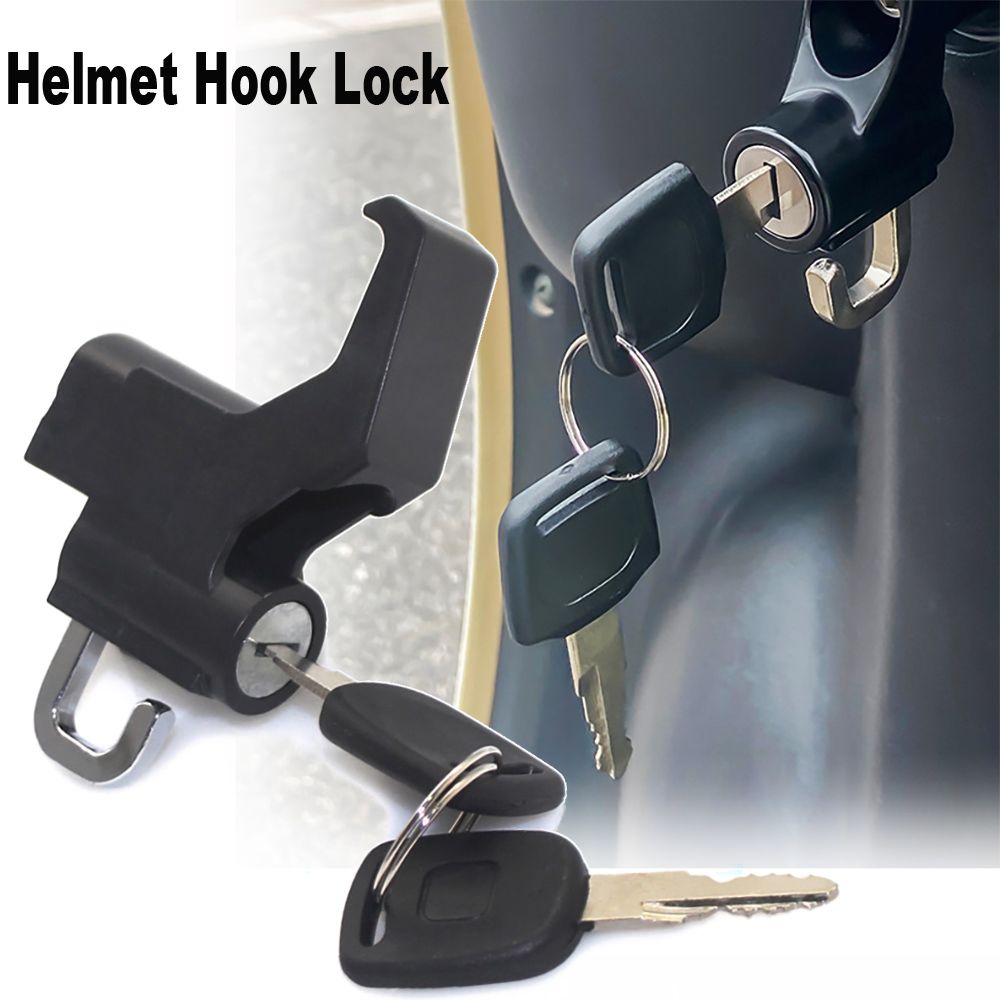 Durable Multifunction Cycling Accessories Helmet Hook Lock Security Supplies E-Bike Motorcycle Scooter Electric Bicycle