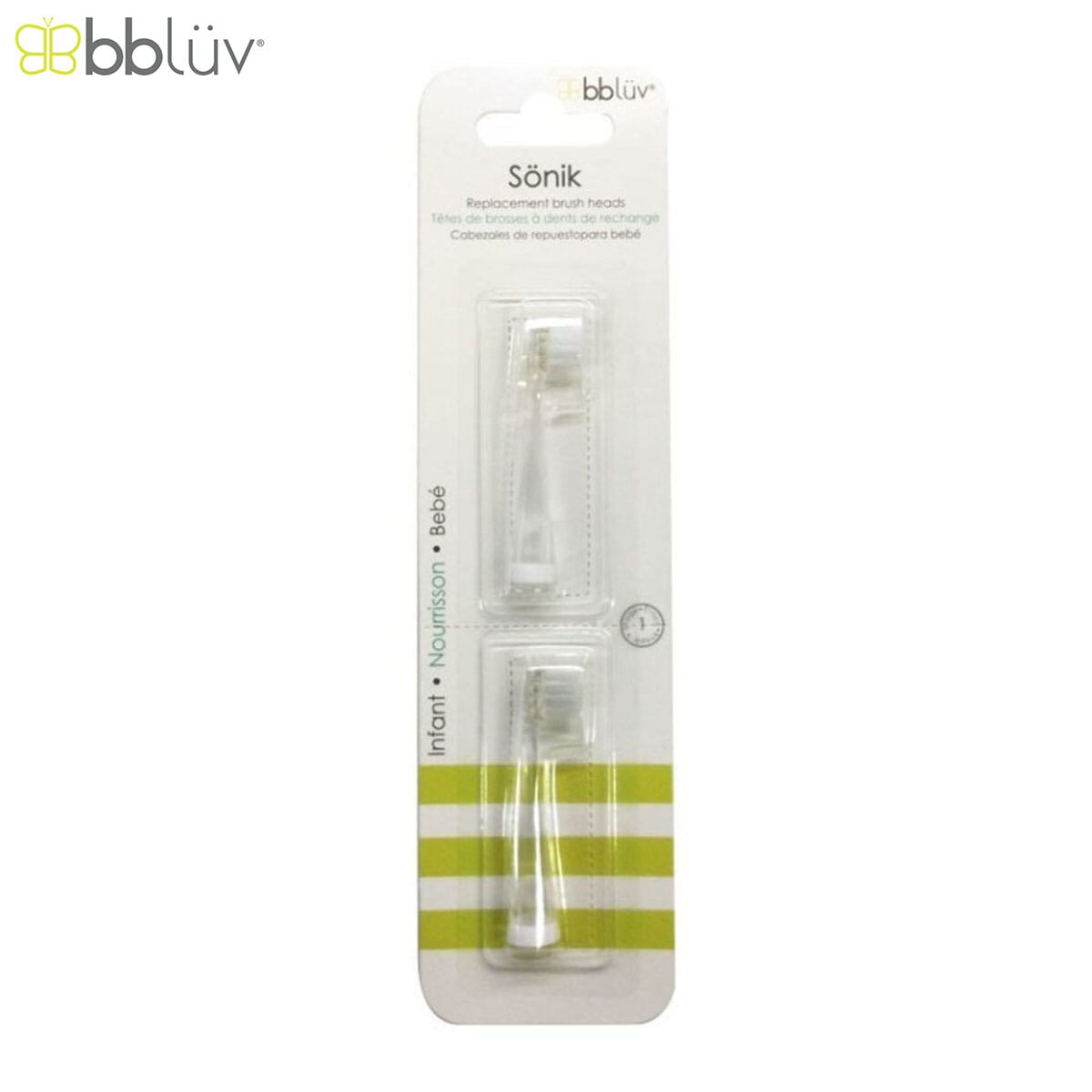 X-9 Sonic Electric Toothbrush with 4 Replacement Brush Heads