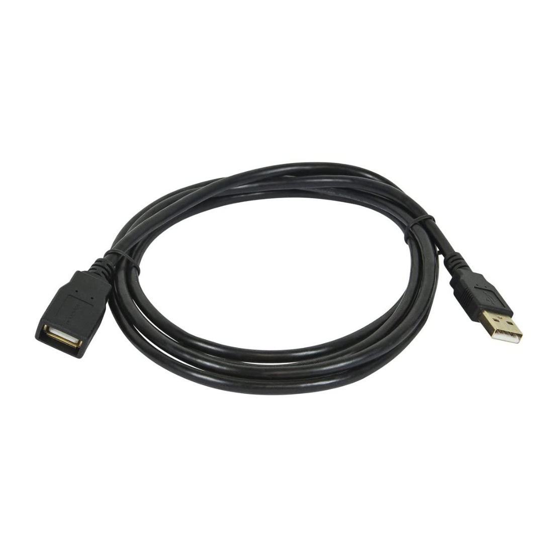 Male To Female USB Extension Cable - Black