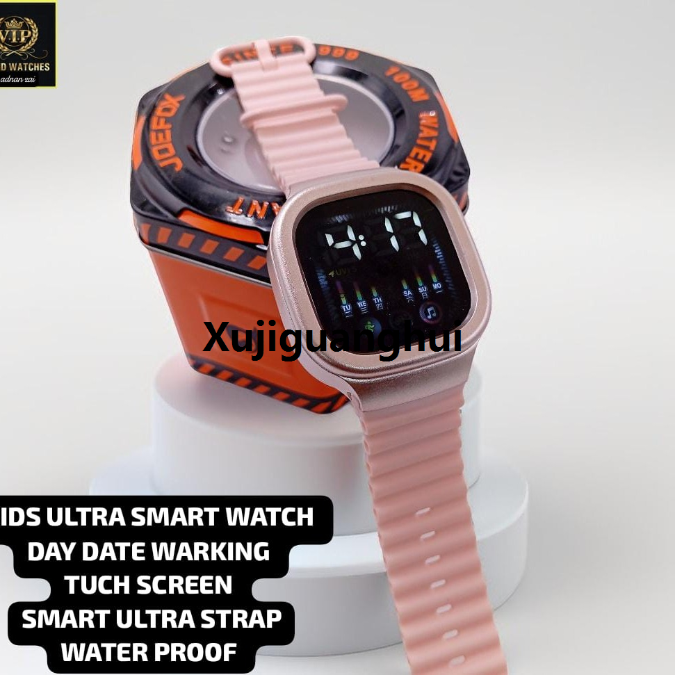 Xujiguanghui Kids Ultra Smart Watch - Touch Screen Watches for Kids - Stylish LED Square Digital Watch for Boys and Girls - Day and Date Display - Multiple Colors Available - Kids Smart Watch