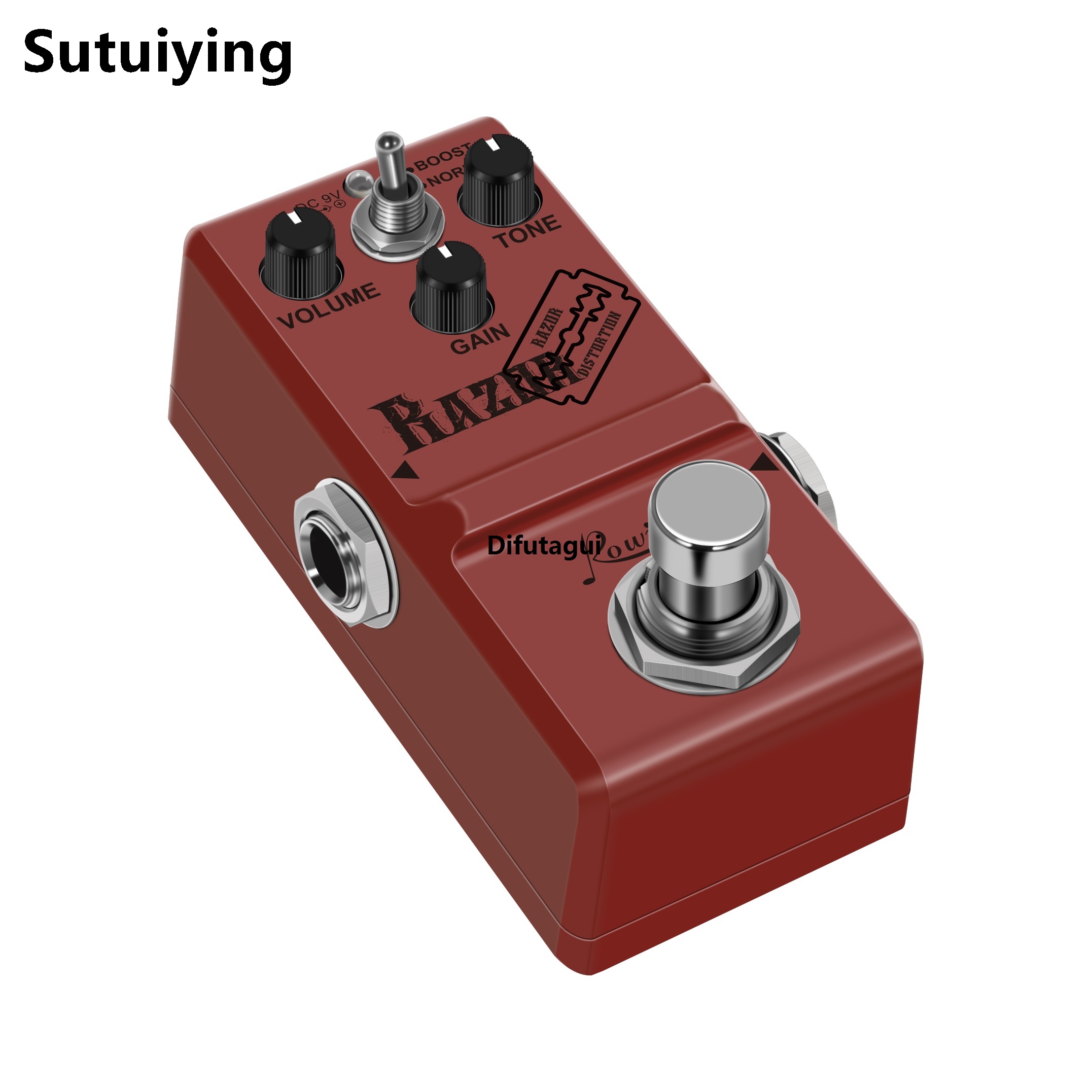 Difutagui 2025 New Accessories: Electric Guitar Pedal Bypass, Mini Effect, RB Affordable Pedal Effect, Electric Guitar, Blues, ROWIN, Blues Size, True LN-321