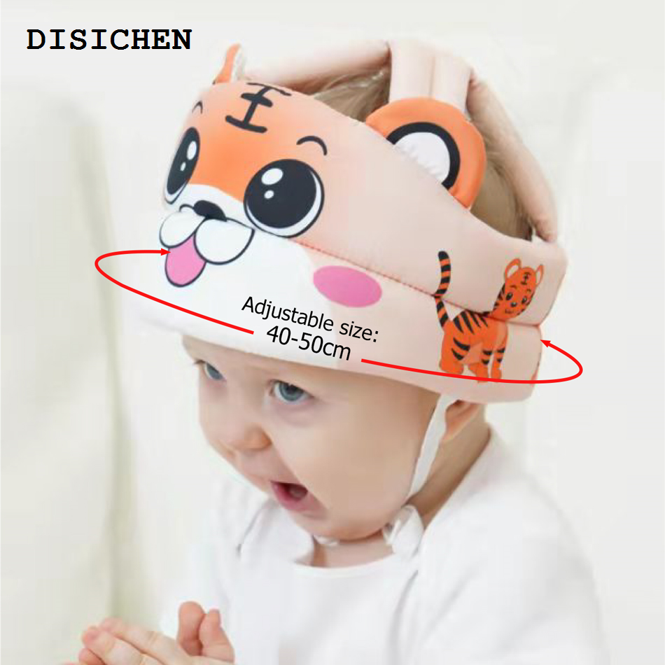 DISICHEN High Quality Baby Safety Helmet Head Protection Hat Toddler Anti-fall Pad Children Learn To Walk Crash Cap Adjustable Protective Headgear