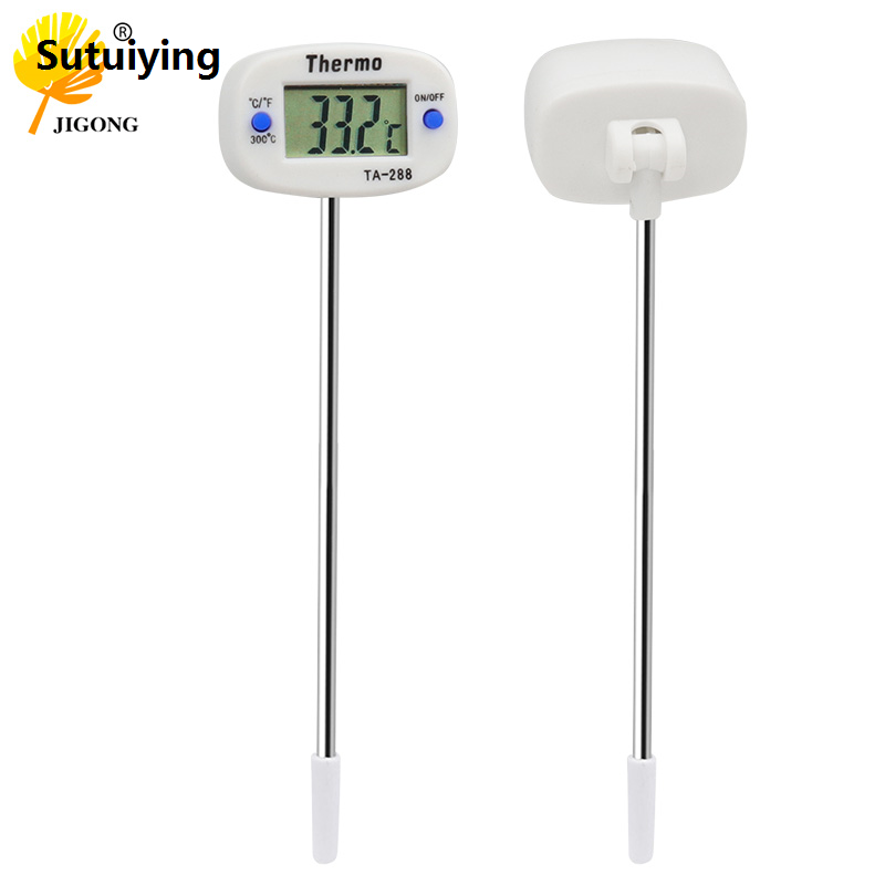 Sutuiying 1pc Thermometer Cooking Food Kitchen BBQ Probe Water Hot Selling Milk Oil Liquid Oven Digital Temperaure Sensor Meter