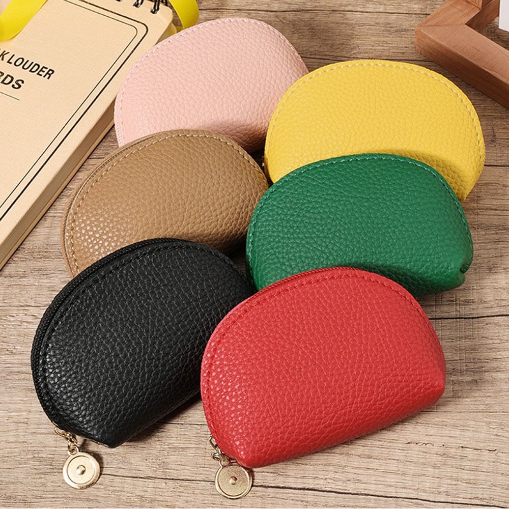 Multi-function Unique Mini Coin Purse Portable PU Women's Wallet Large Capacity Practical Coin Storage Bag Business