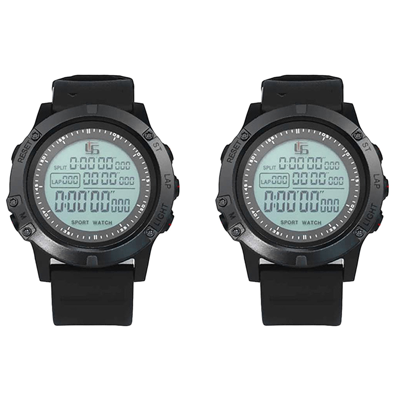 NAMUNY 2X Stopwatch Digital Soccer Stop for Coaches 100 Lap Memory Water Resistant Countdown Stopwatch