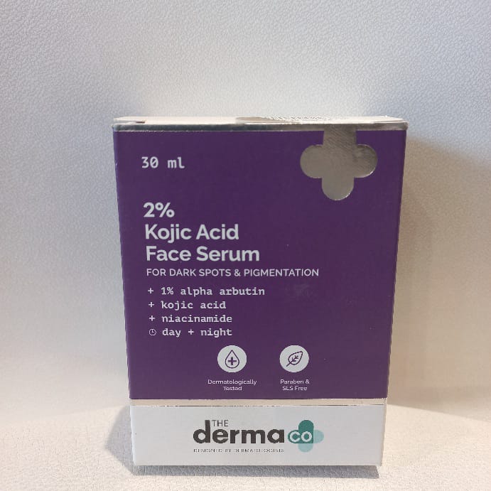 The Derma Co 1% Kojic + Arbutin Night Repair Face Serum-Gel for Dark Spots & Pigmentation - 50g