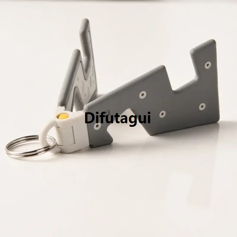 Difutagui The iPhone is installed on a thin stand, a universal stand, a portable folding New phone, a mini phone, stable and lightweight, and suitable for iPad