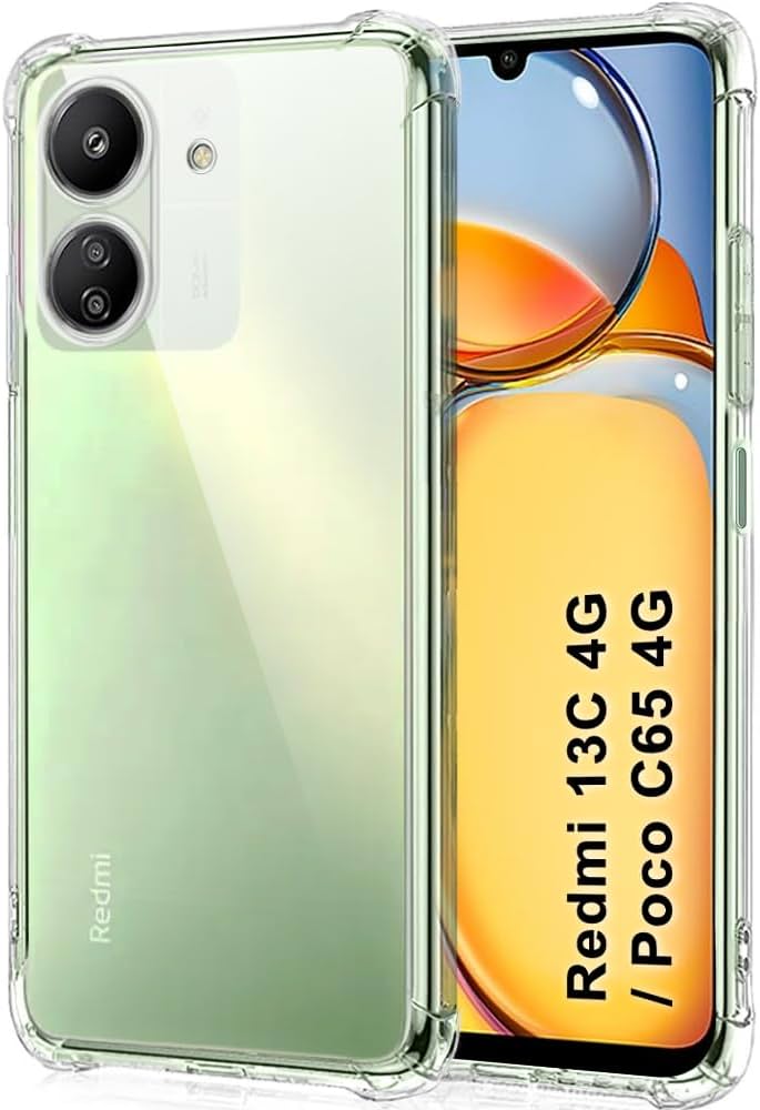 Redmi 13C Transparent TPU Silicon Cover