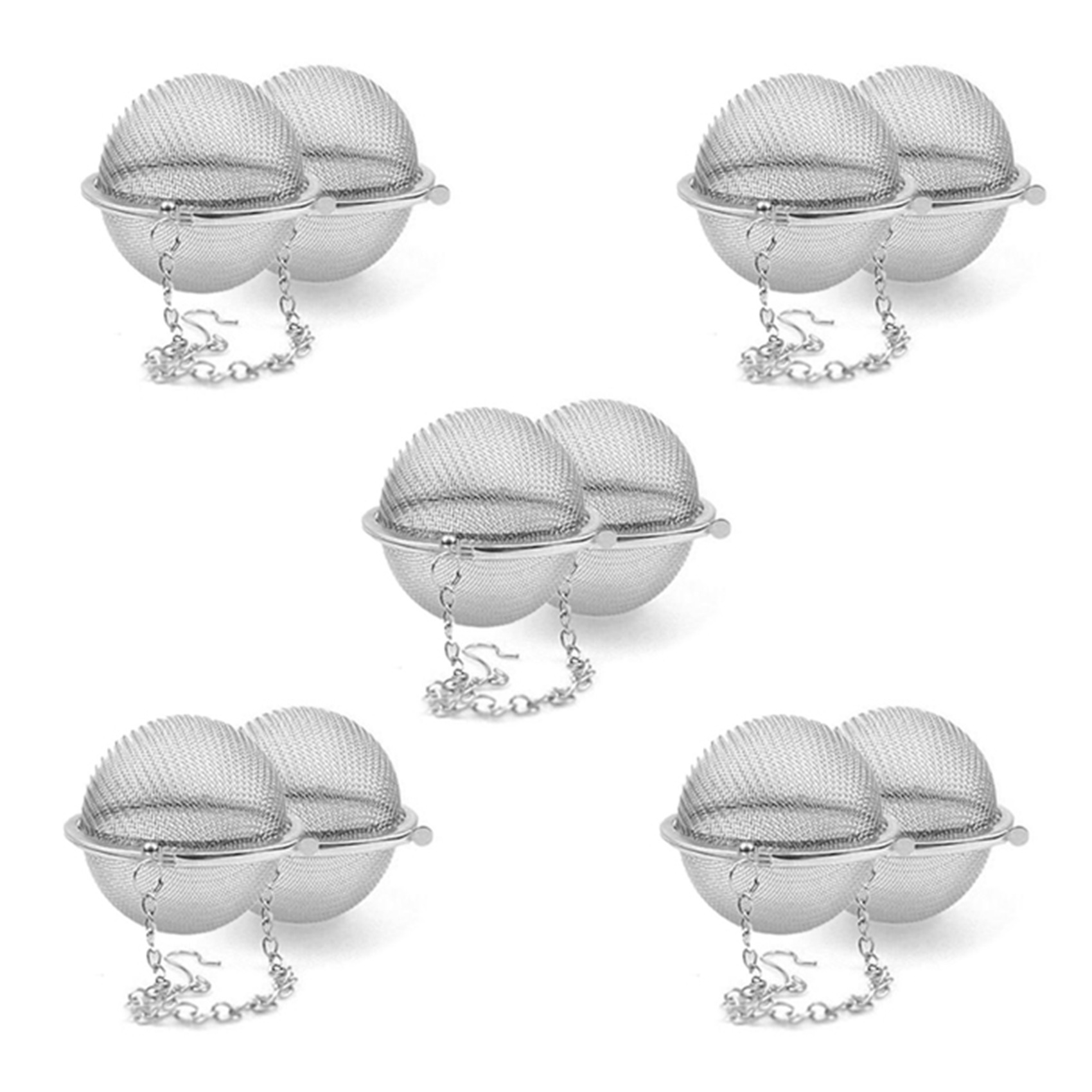 10PCS Practical Tea Ball, Tea Spices Infuser Filter