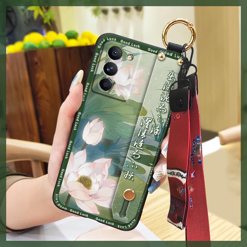 for mom ring Phone Case For Tecno POP5 GO Dirt-resistant Anti-knock Shockproof Kickstand Durable old lady Anti-dust