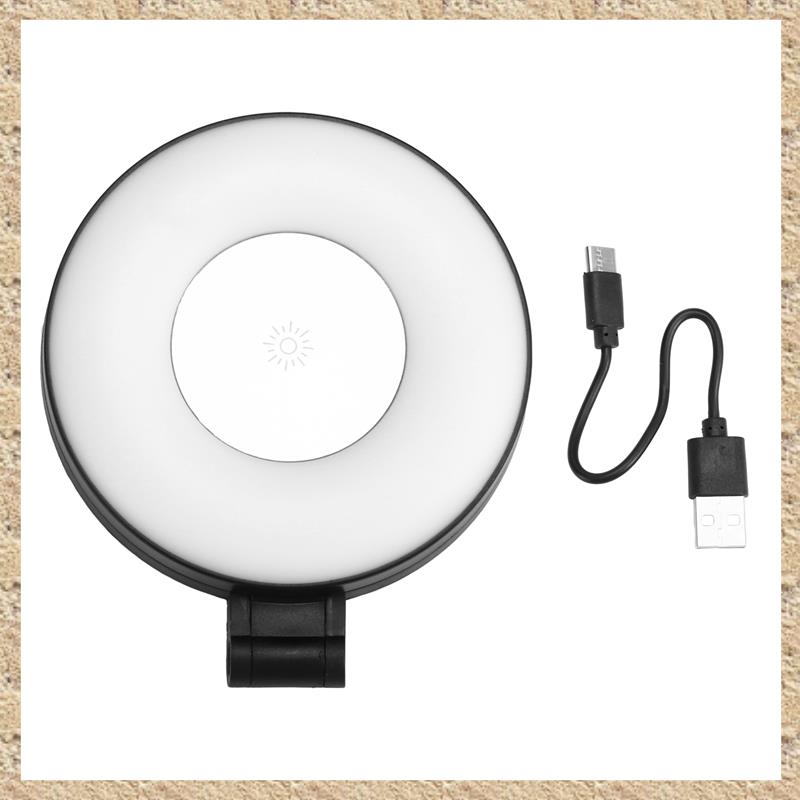Vylon Foldable Mini Magnetic Fill Light Selfie Ring Light Mini Pocket Selfie Light for A