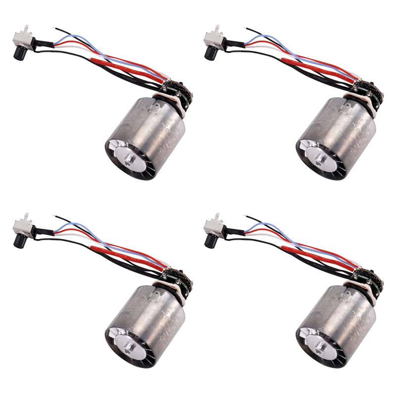 4X 130000 RPM Brushless Motor Fan Motor with Drive Board for Brushless Blower Violent Fan Brushless Motor