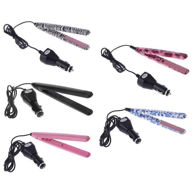 Professional Ceramic Hair Steam Styler Flat Iron Styling Tools 100-240V 50-60Hz 18W Straightener US/UK/Car Cha