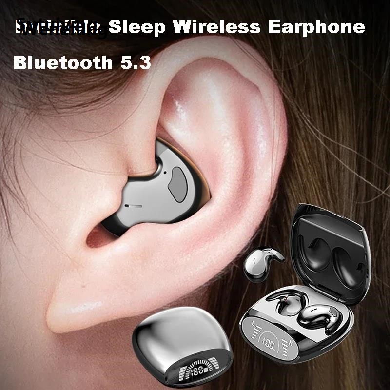 Wenefang Sutuiying Wireless sports Bluetooth earphones TWS dual ear invisible Profesional Fifty percent discount in ear sleep mini noise cancelling painless call earphones