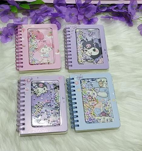 JELLY KELLY=Kawaii Animal Girl Coil Notebook Cute Portable Note Book Diary Planner Stationery Gift A6- 1 pcs