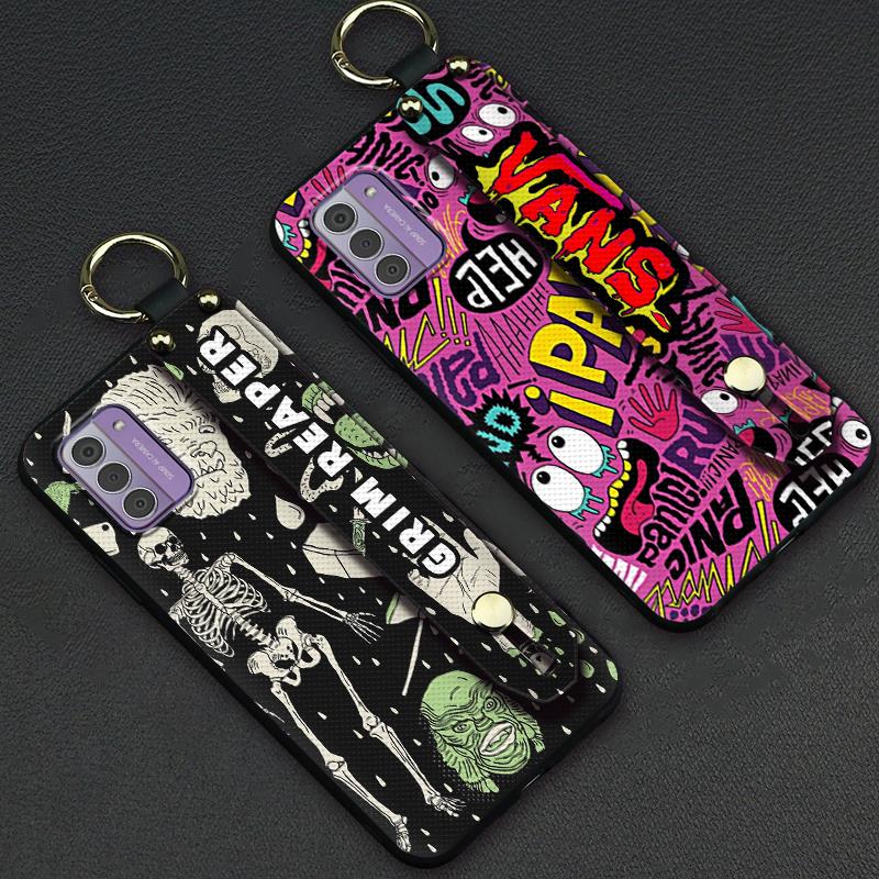 Fashion Design Kickstand Phone Case For VIVO Y17S 4G Silicone Soft case Nature Anti-knock Phone Holder Personality