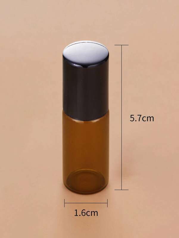 5pcs + 4 accessories Mini amber glass tumbler, 6 x 5ml spray bottles, funnels, 2 droppers.