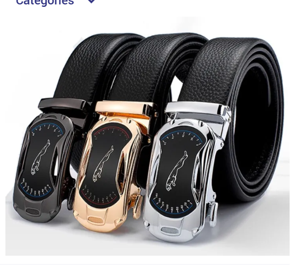Kaira Store New Design Adjustable Stylish Buckle Pu Leather West Belt For Men