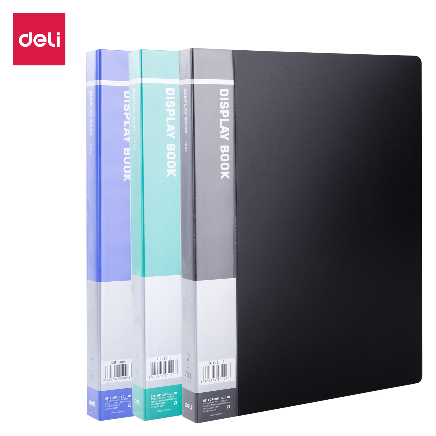 Deli Clasic Series E5004 A4 40 Sheets Pocket Display File